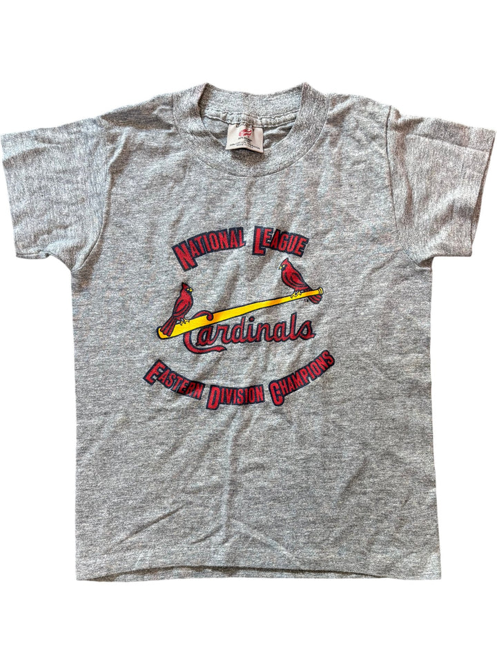 1970s Grey Cardinals National League T-Shirt - Age 8/9