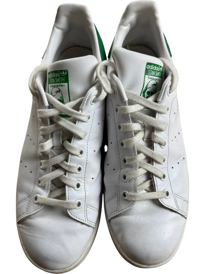 Adidas Stan Smith White Leather Sneakers - 10