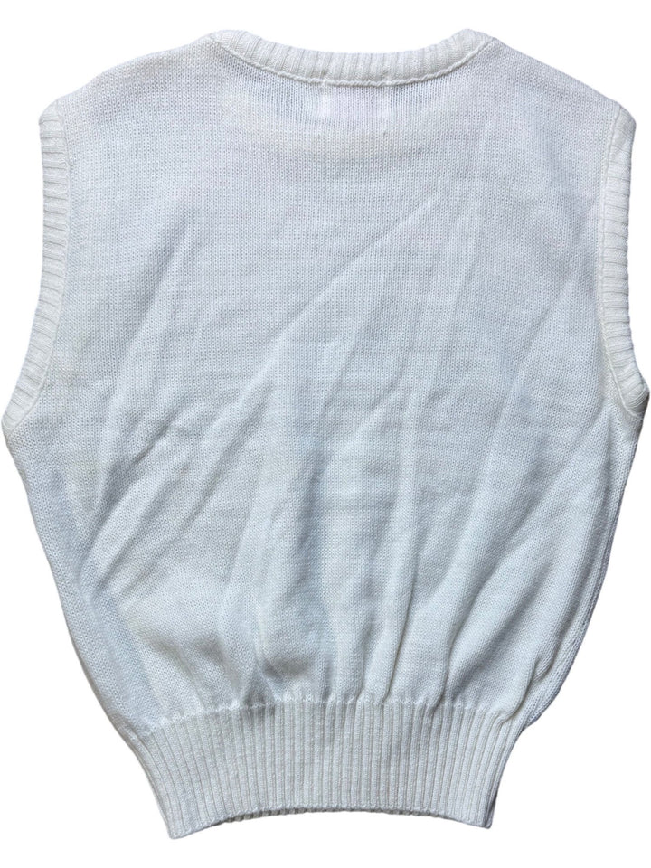 Shirt Street Sleeveless Acrylic Sweater Top