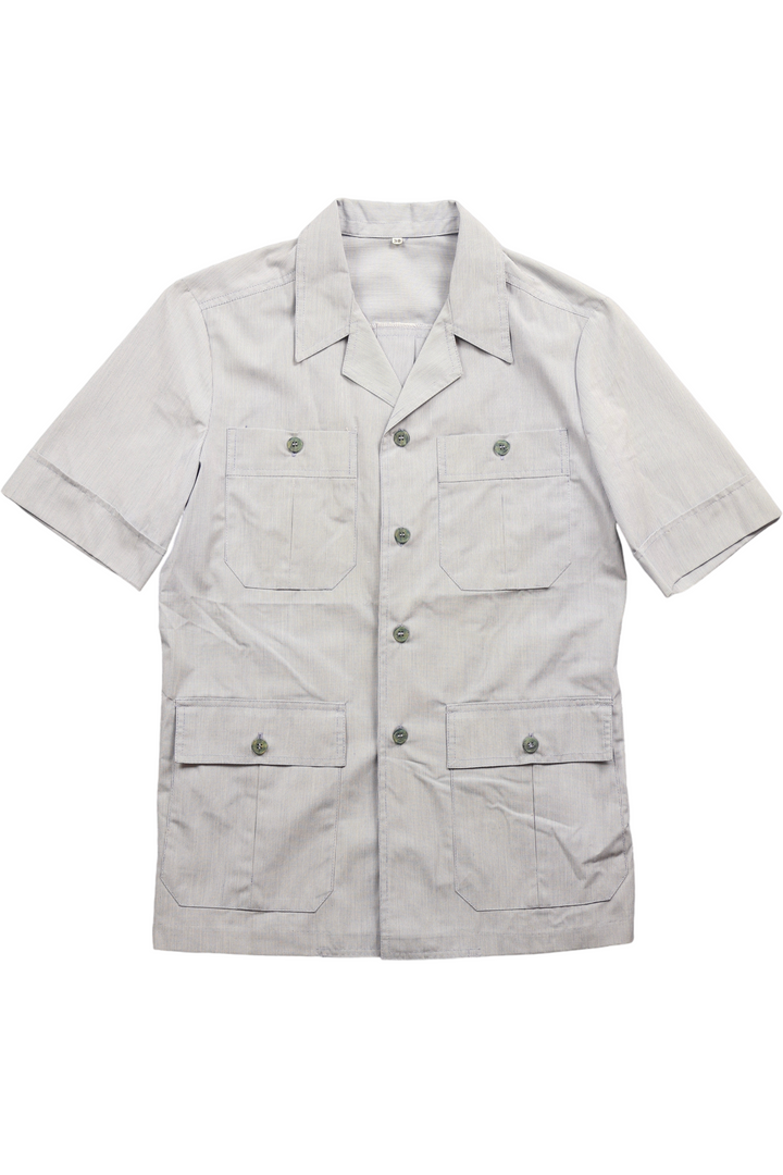 1970s Safari Short Sleeved Jacket  - M - Think Vintage