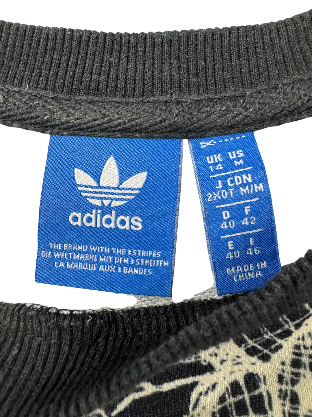 Adidas Floral Patterned Sweatshirt - M/L