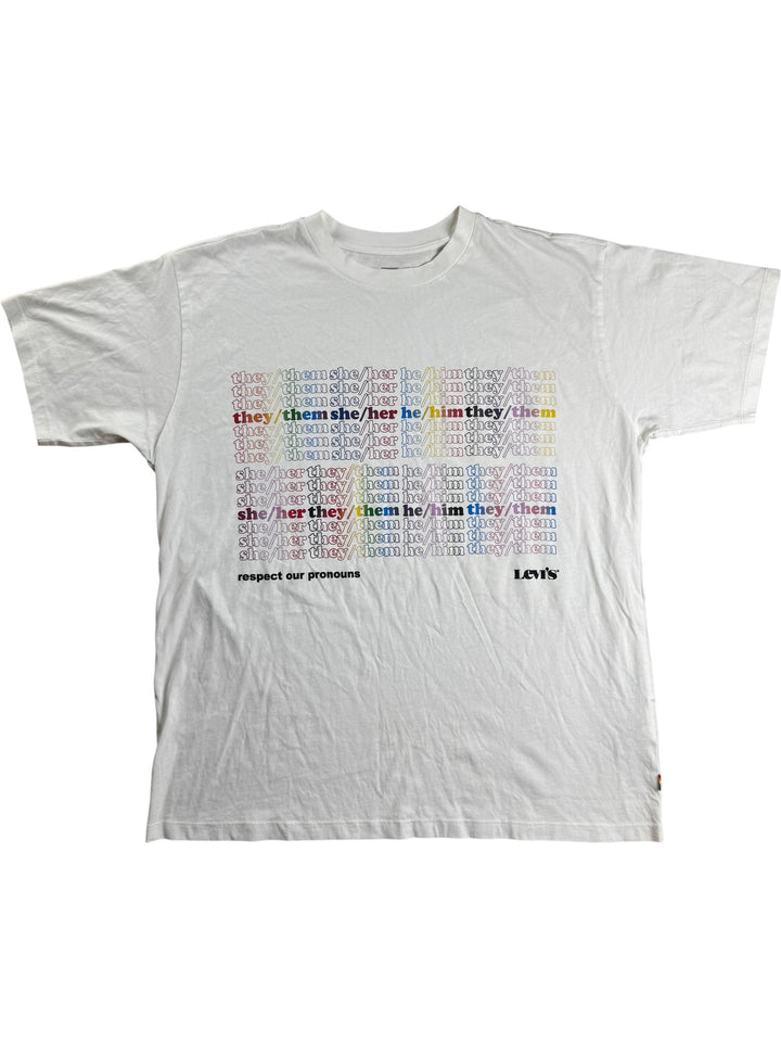 Levi's Respect Our Pronouns T-Shirt - XL