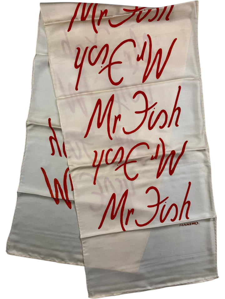 Mr Fish X Mansho Silk Scarf - Think Vintage