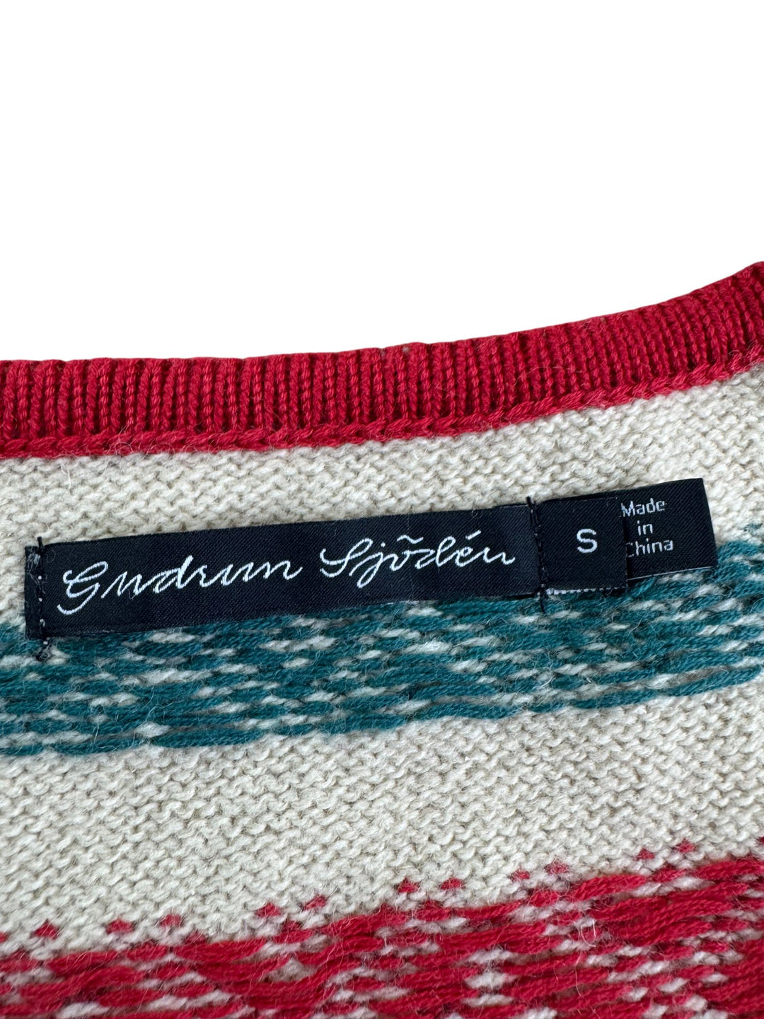 Gudrun Sjödén Patterned Knit Vest - S