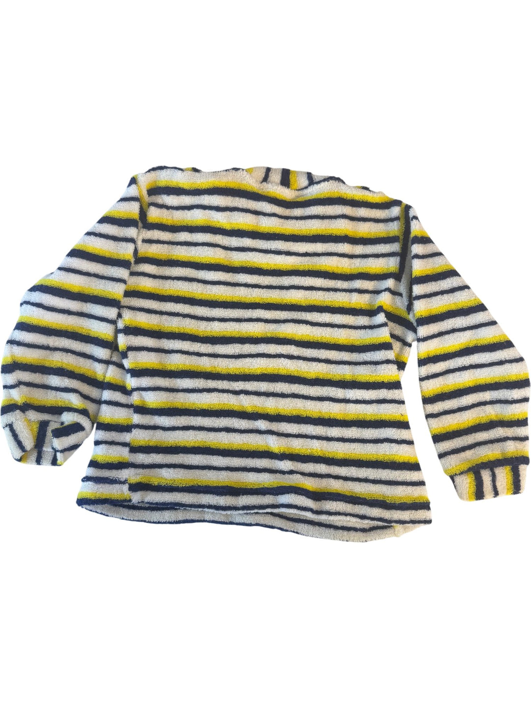 1970s Striped Baby Towelling Jumper - Age 2/3