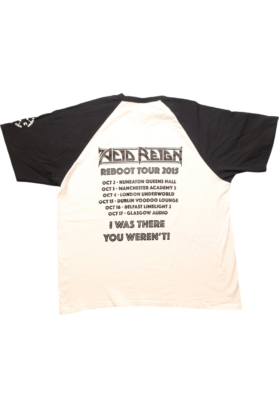 Y2K 'I'm Not In Acid Reign' Raglan T-Shirt - XL - Think Vintage