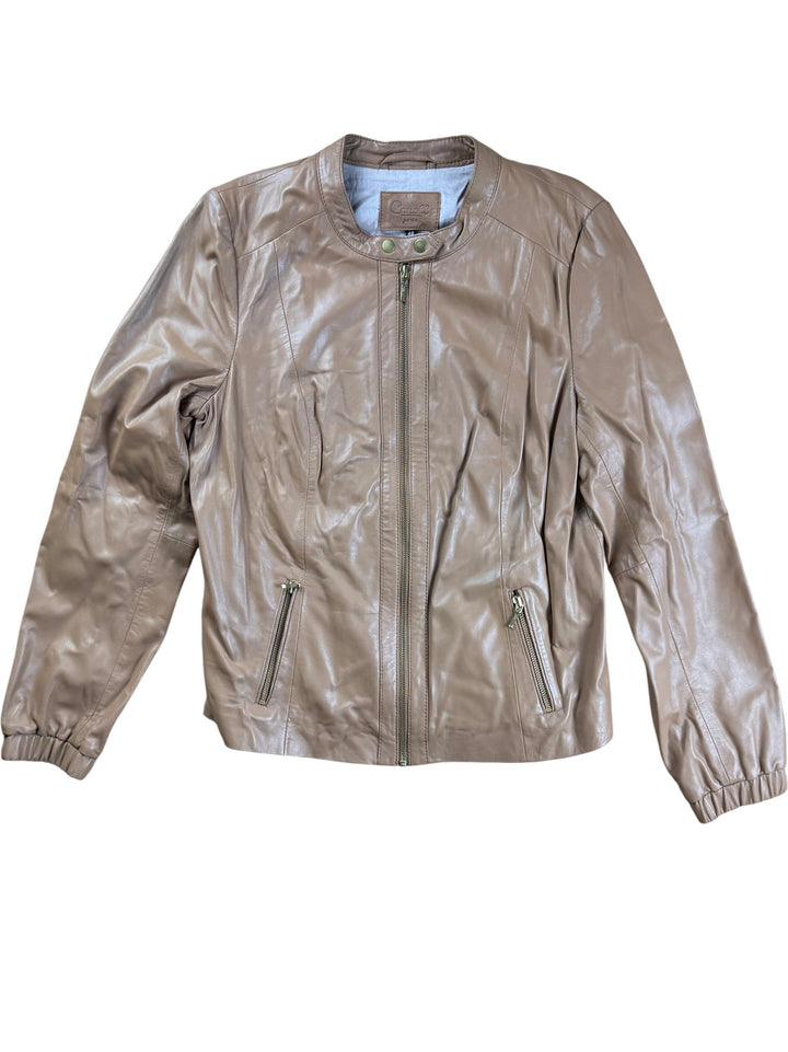 Caroll Lamb Leather Jacket - S