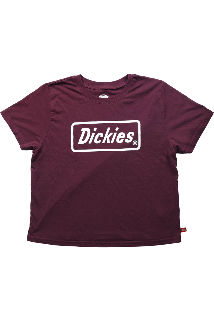 Dickies Cropped T-Shirt - S - Think Vintage
