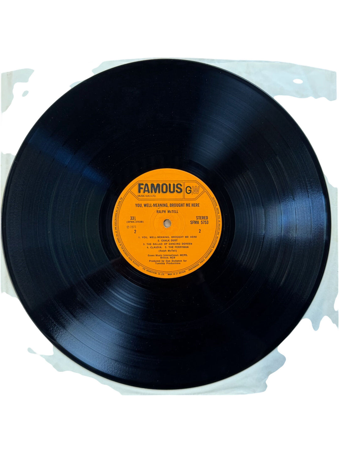 Ralph McTell You Well-Meaning Brought Me Here Vinyl - Good