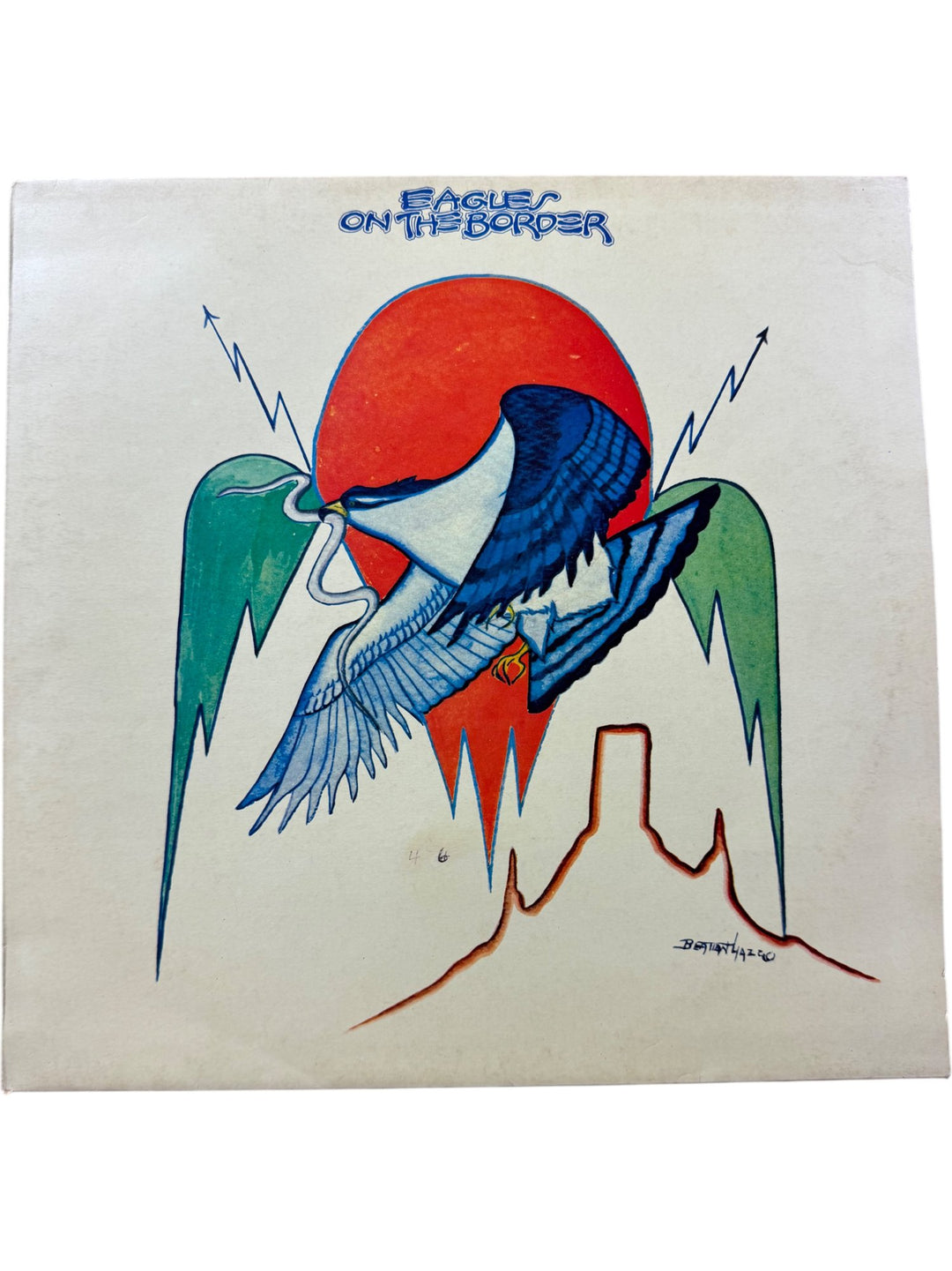 Eagles On The Border Vinyl Record - Good