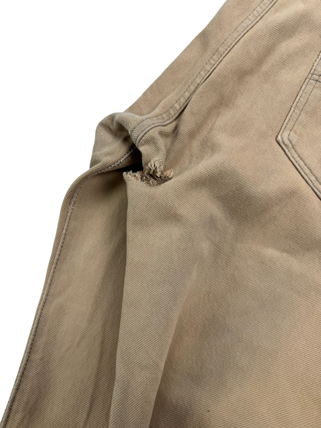 Levi's 501 Beige Denim Jeans - W33 L30 - Think Vintage