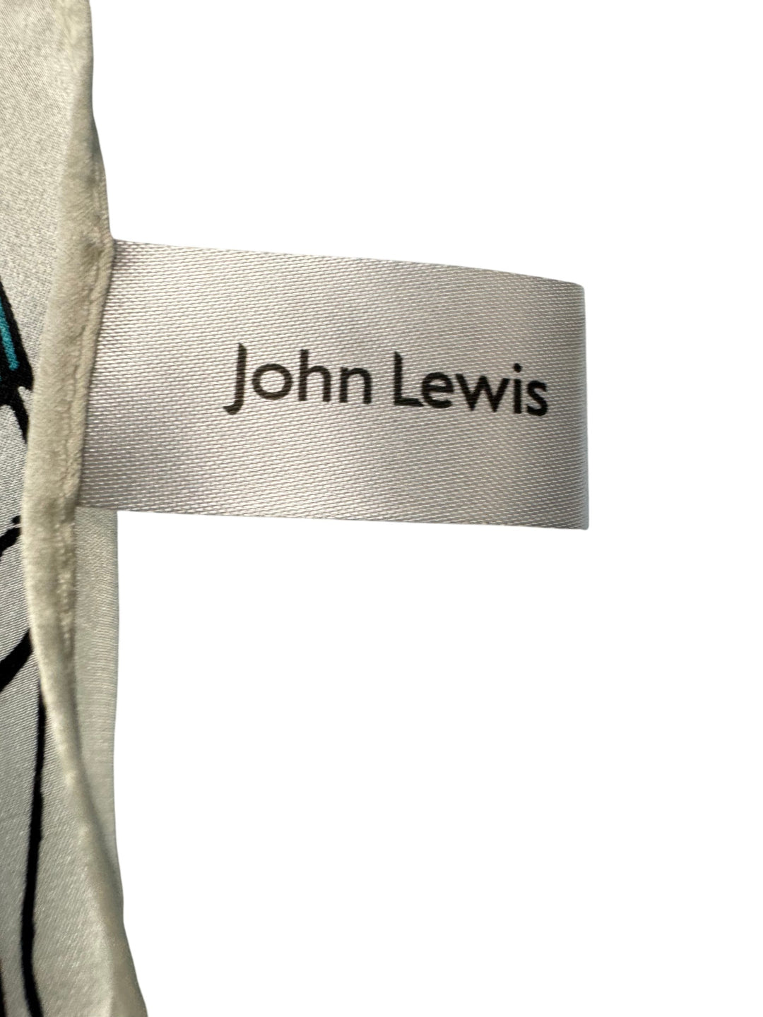 John Lewis Silk Patterned Scarf