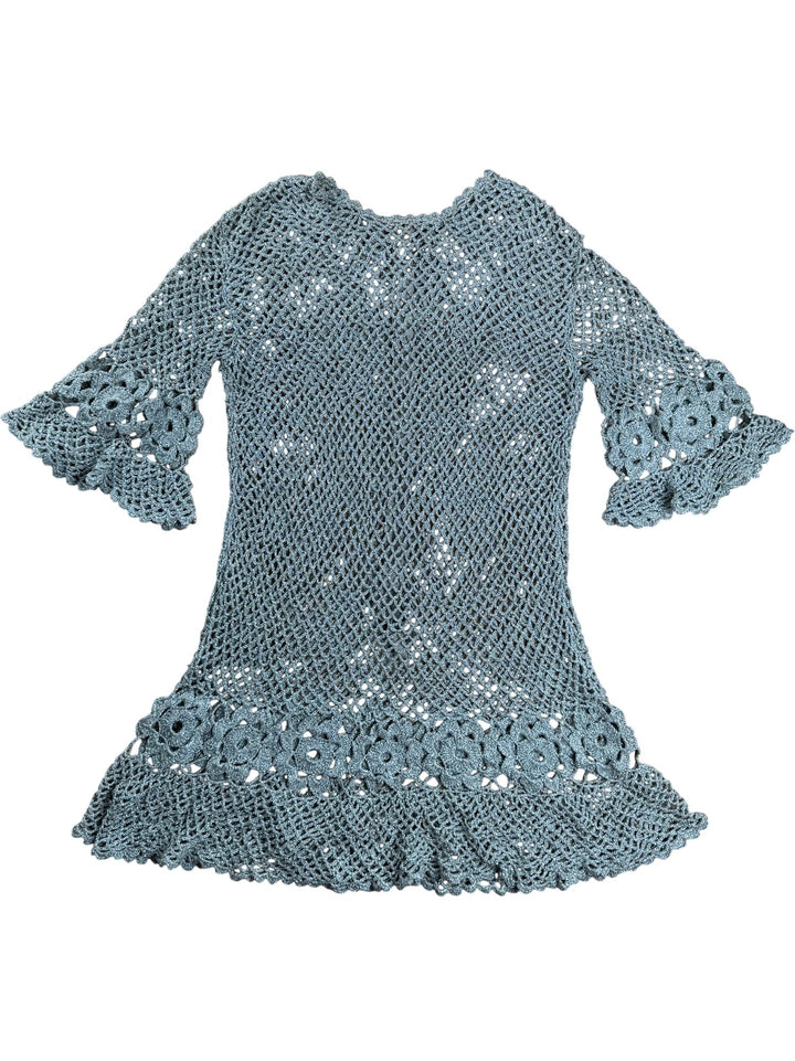 Crochet Patterned Dress - M