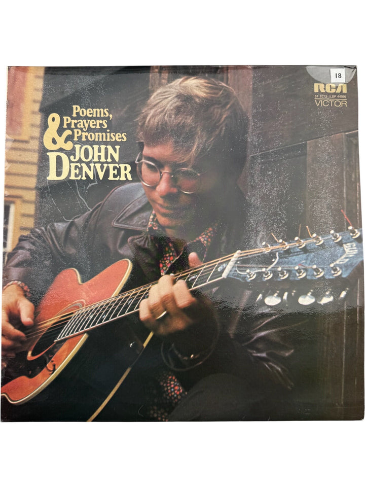 John Denver Poems Prayers & Promises Vinyl- Very Good