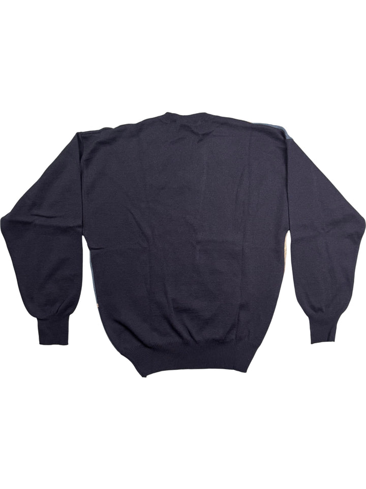 80's Bentley Casuals Geometric Sweater - M - Think Vintage ltd