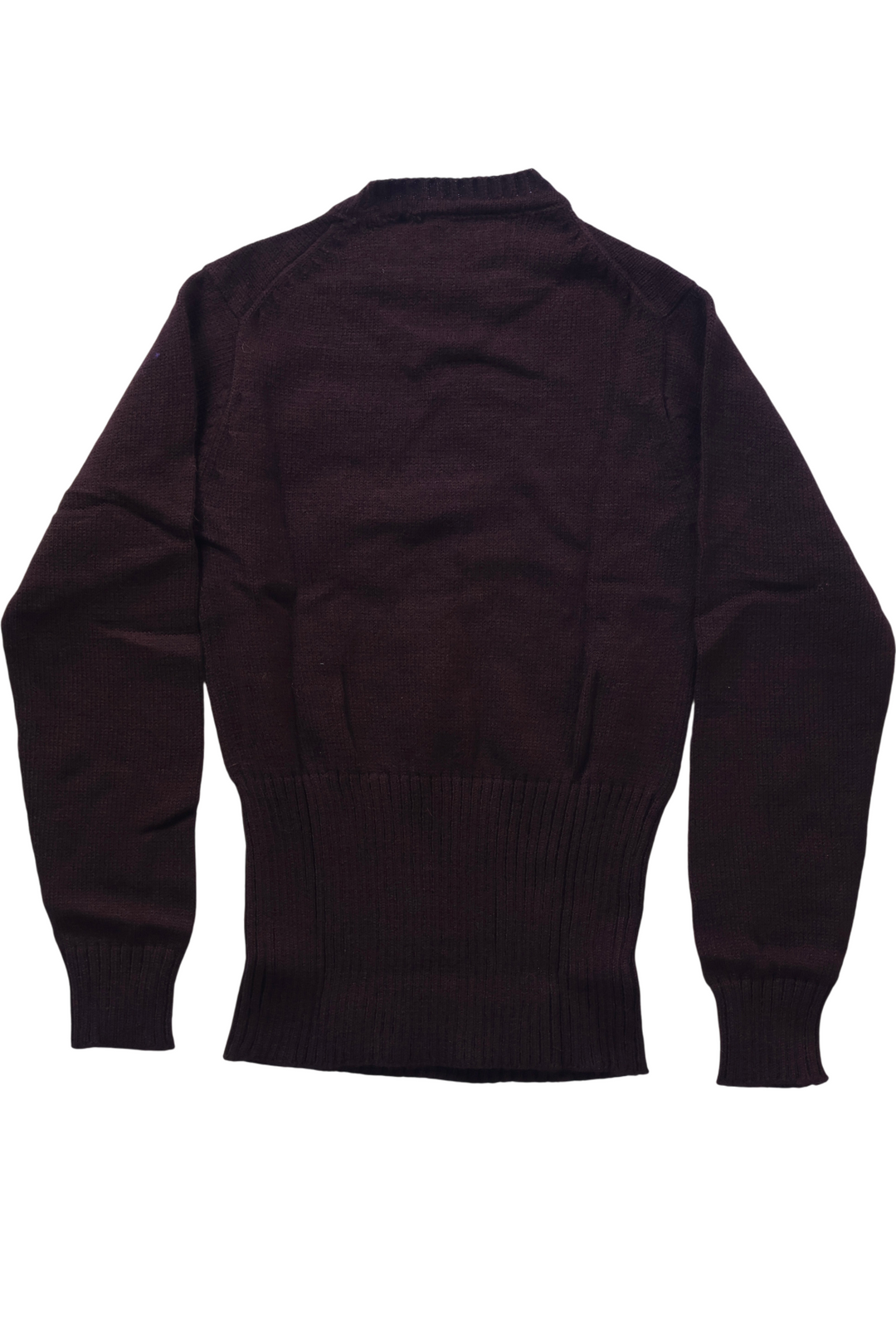 80's Brown Knitted Jumper with Embroidered Pattern - XS - Think Vintage ltd