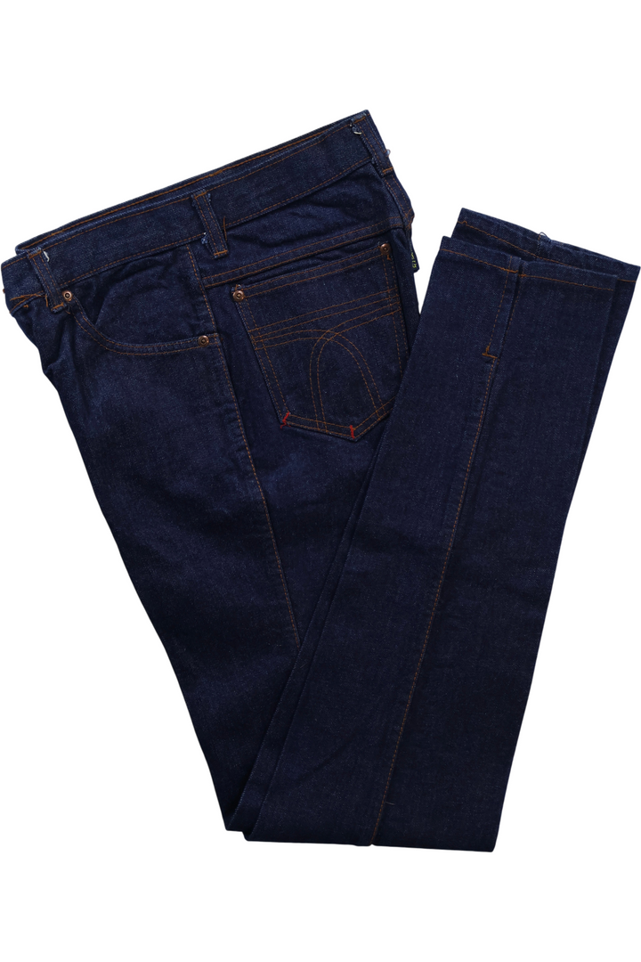 80's King Denim Dark Wash Jeans - W28 L33 - Think Vintage