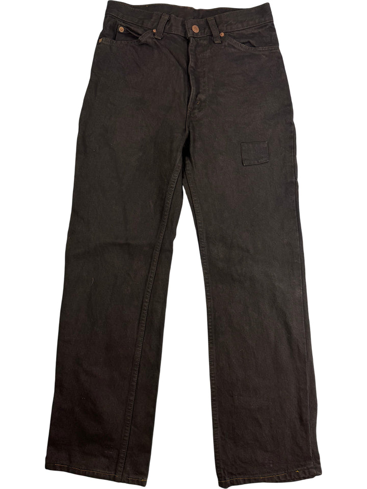 80's Levi's Black Denim Jeans - W28 L27 - Think Vintage