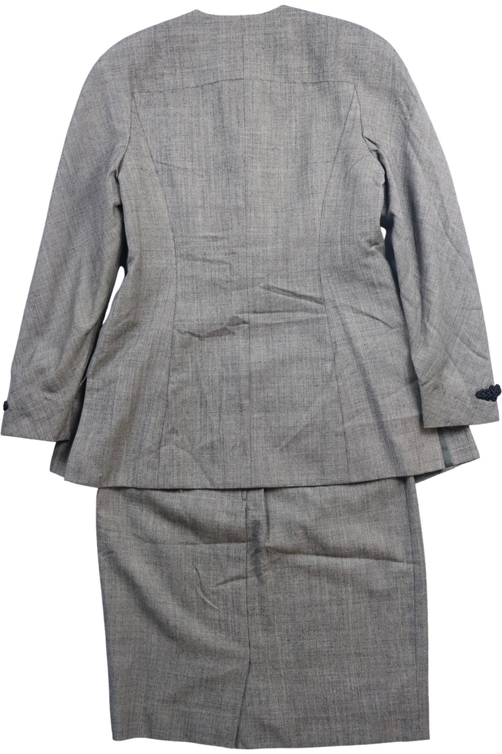 80's Valentino Miss V Skirt Suit - Think Vintage ltd