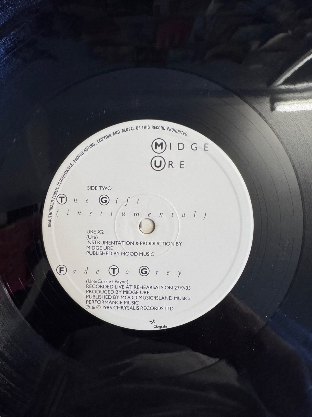 Midge Ure That Certain Smile Viny - Very Goodl