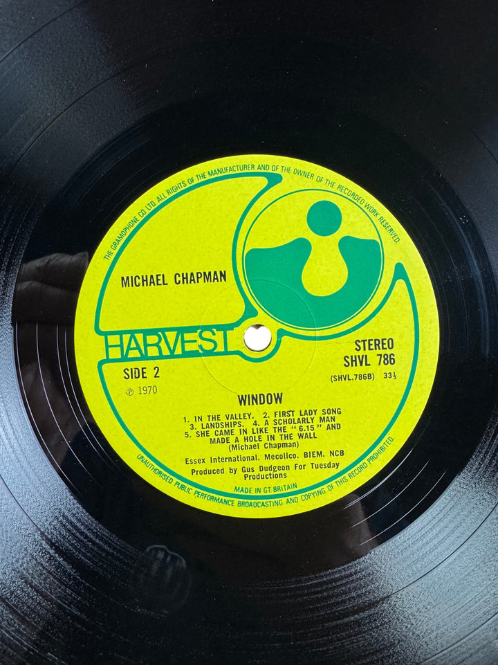 1970 Michael Chapman Window Vinyl LP - Good