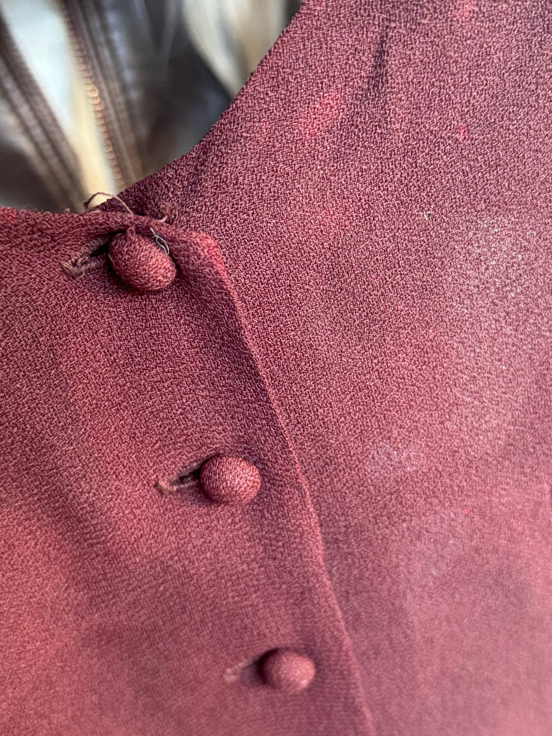 1970s Ozzie Clark Chocolate Halter Neck Button-Up Dress * See Description* - S