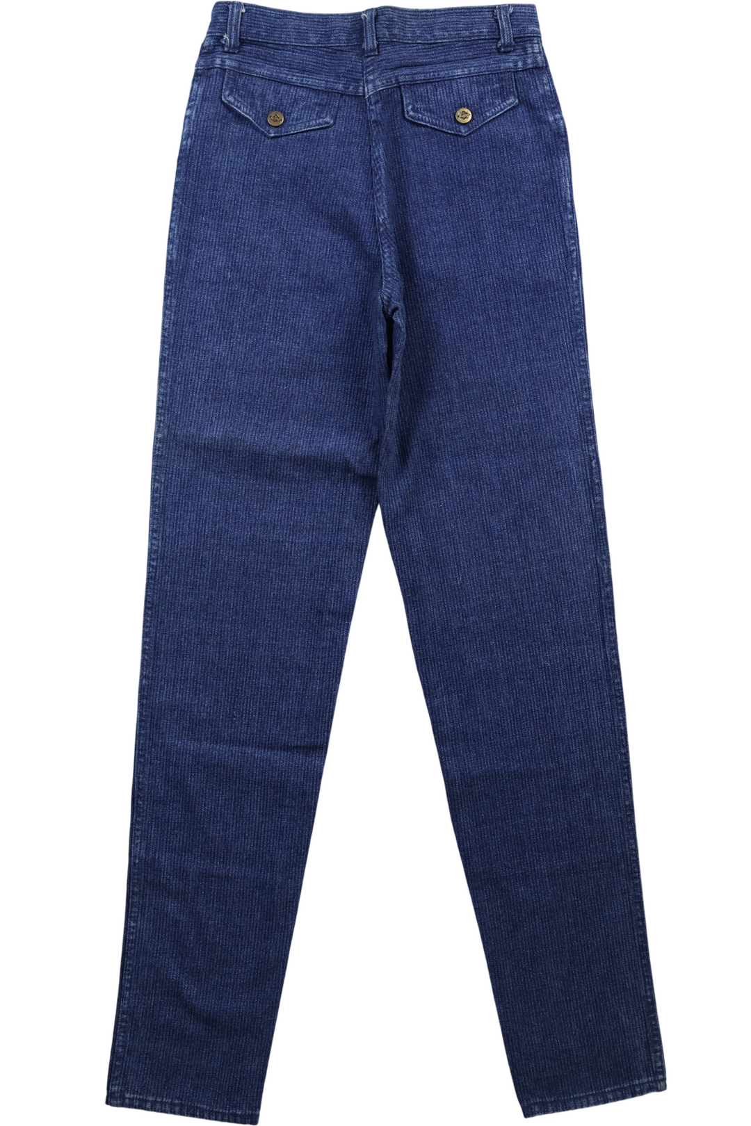 80s Ribbed Tapered Leg King Jeans - W28 L36 - Think Vintage