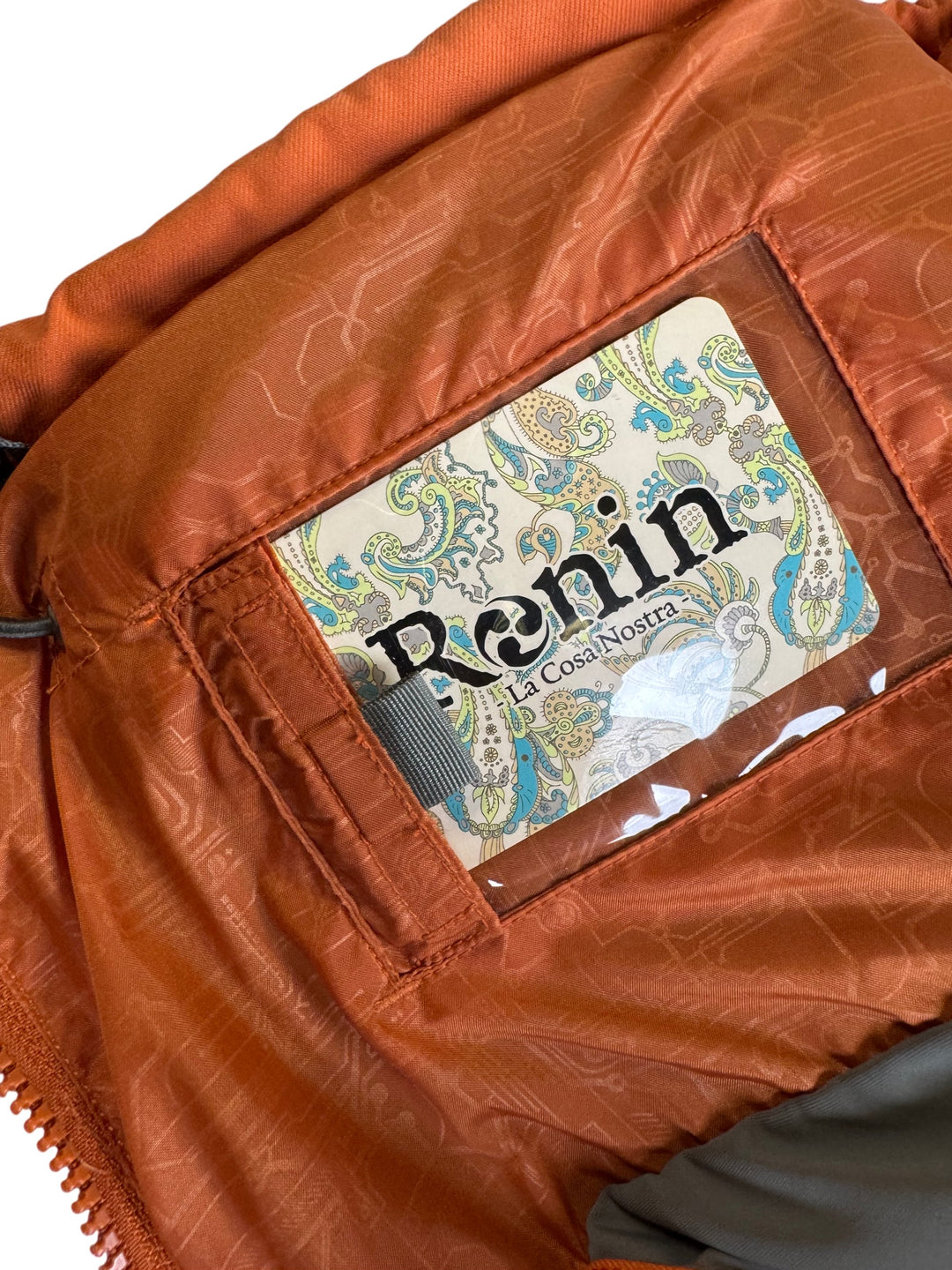 Orange Hooded Outdoor Jacket - L