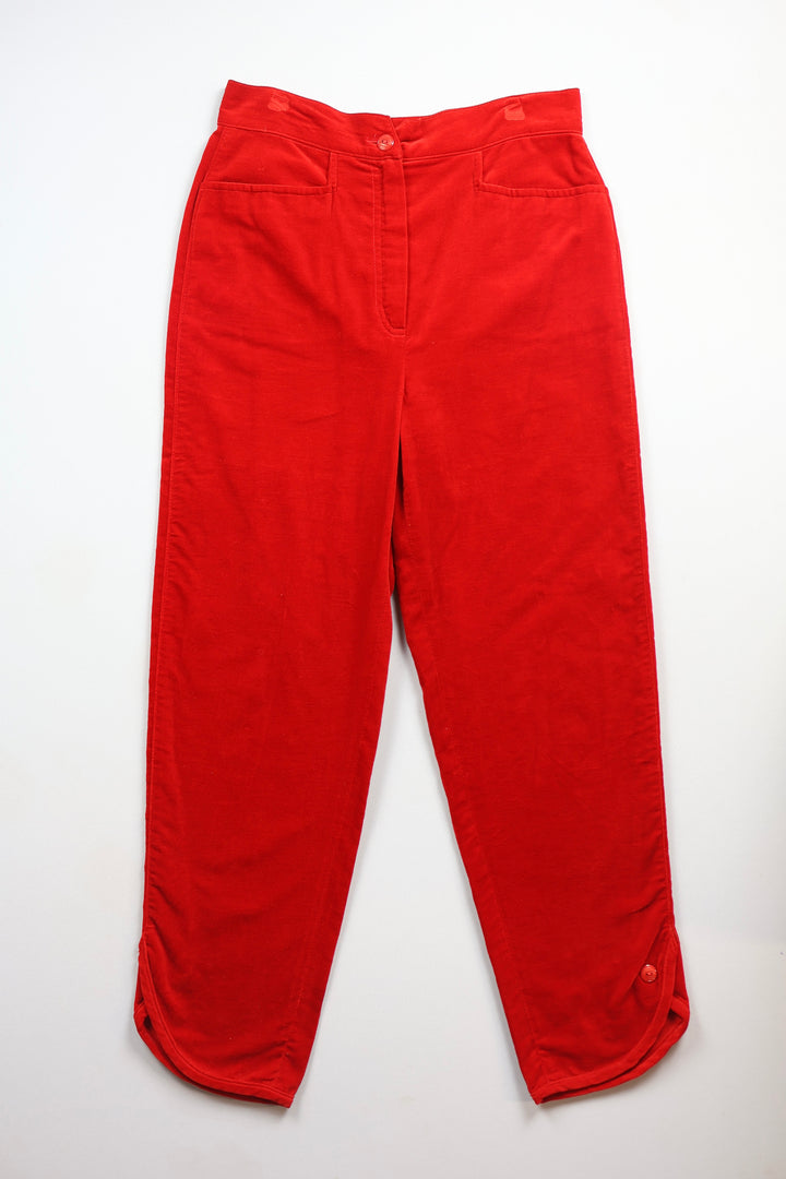 1970s Red Velvet Trousers