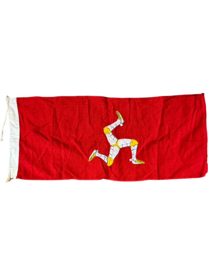 Manx Flag with Triskelion Emblem