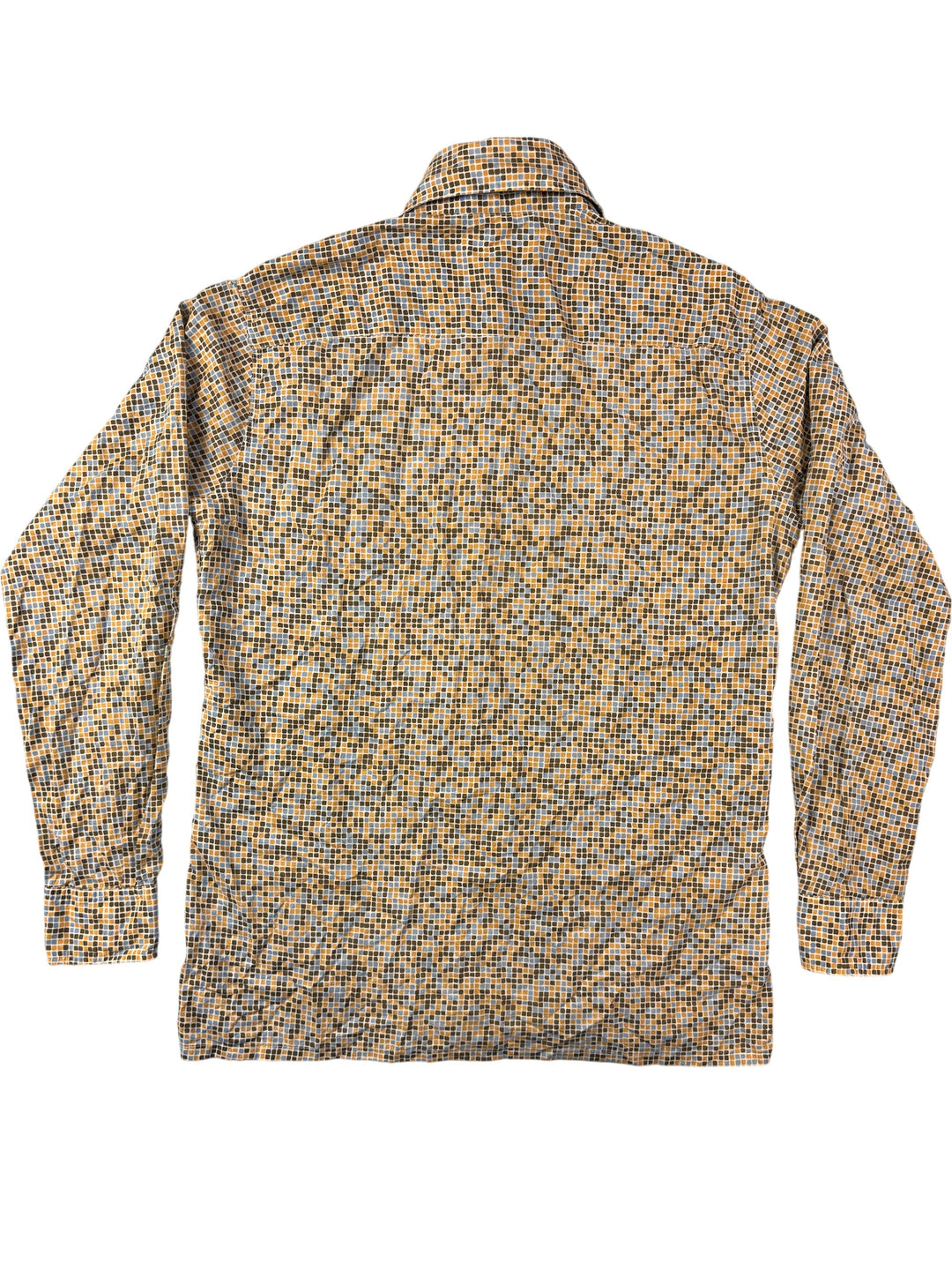 Austin Reed Long Sleeved Checkered Shirt - L