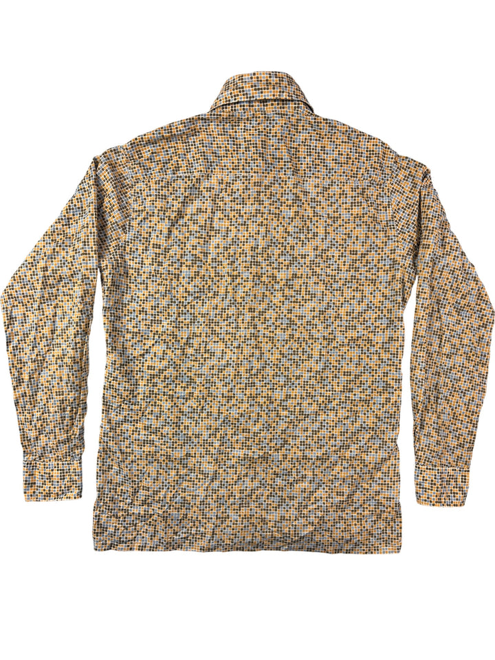 Austin Reed Long Sleeved Checkered Shirt - L