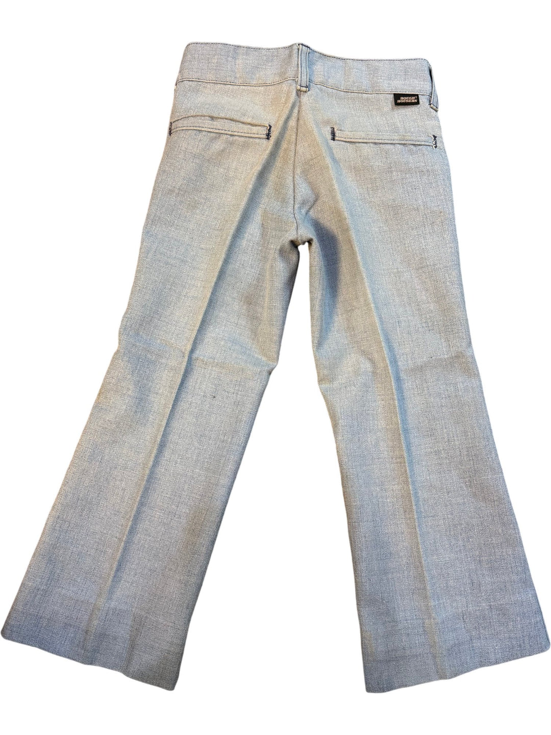 1970s Rough Housers Light Blue Flared Jeans - Age 7/8