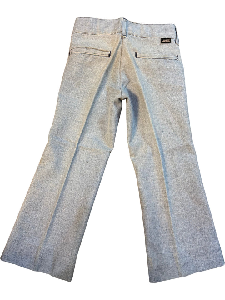 1970s Rough Housers Light Blue Flared Jeans - Age 7/8