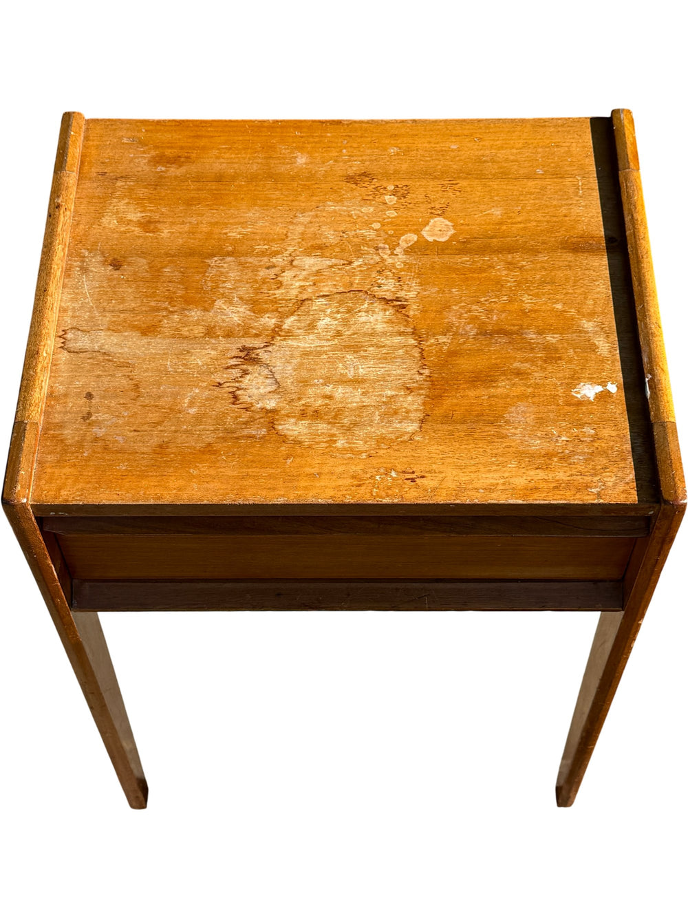 Mid Century Wooden Office Desk - Think Vintage