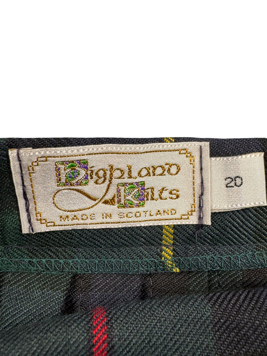 Highland Kilts Tartan Pleated Skirt - L