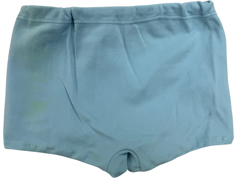 Pegasus Blue Belted Shorts - Think Vintage