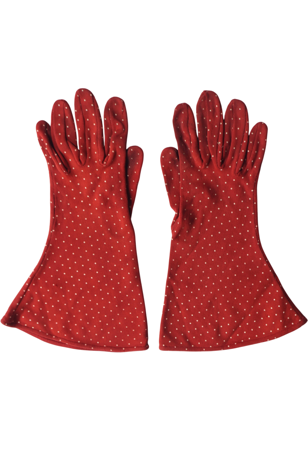 90s Polka Dot Women's Gloves - Think Vintage
