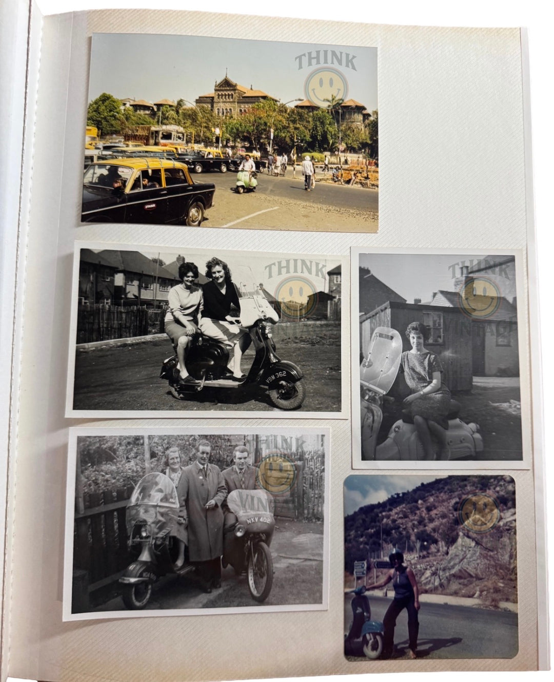 Collection of Vintage Scootering Photos & Cards