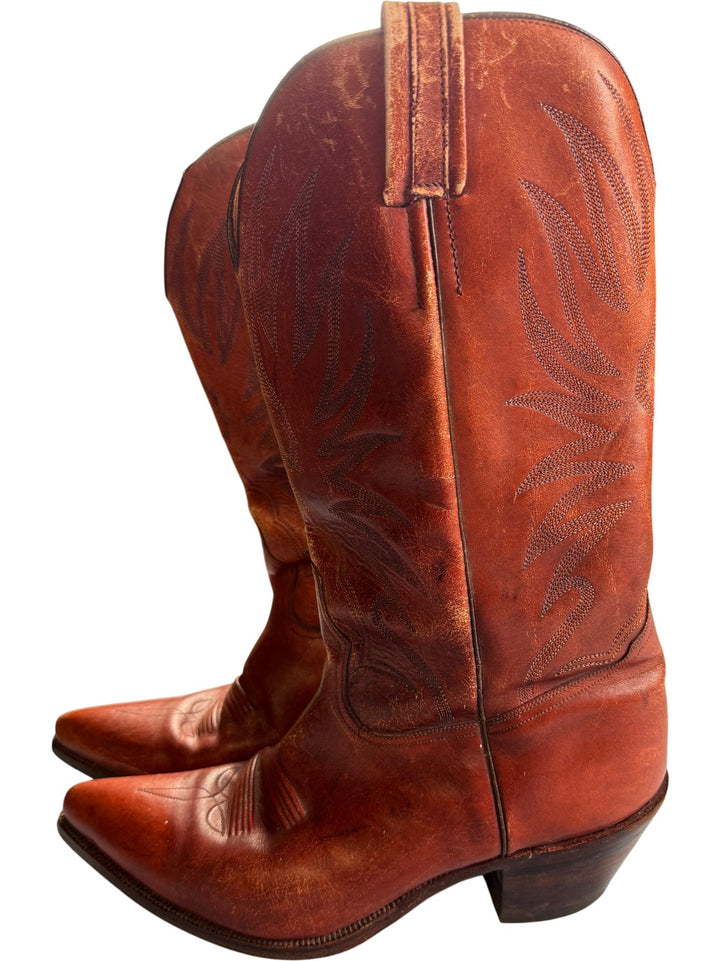 Leather Cowboy Boots - SIZE 12.5