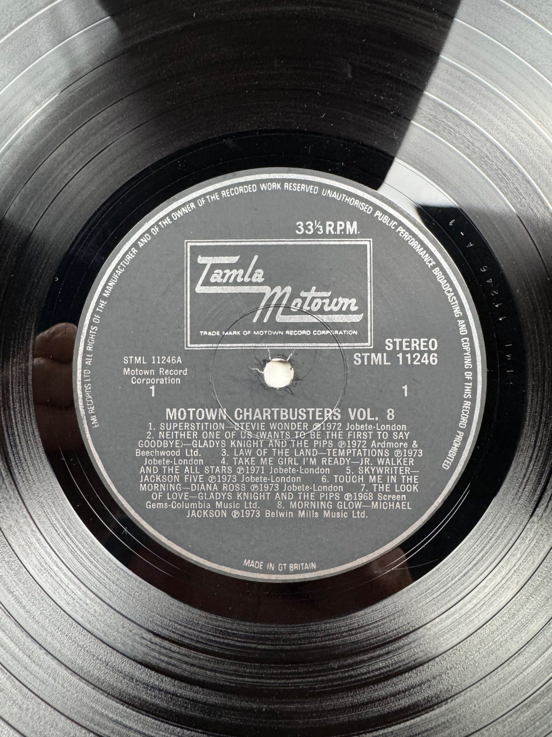 Motown Chartbusters Volume 8 Vinyl - Good