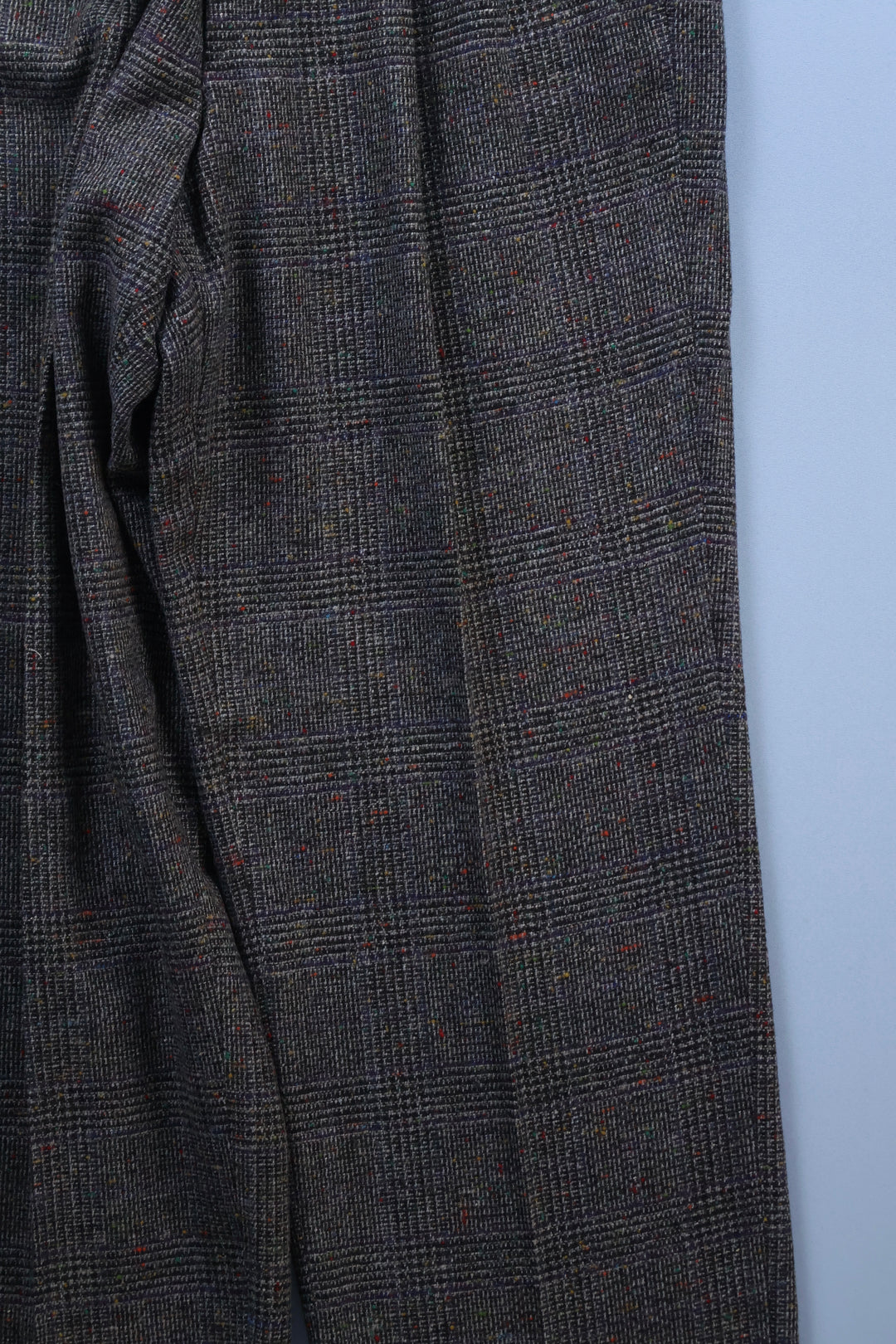 Vintage Straight Leg Trousers with Multi-Coloured Specs