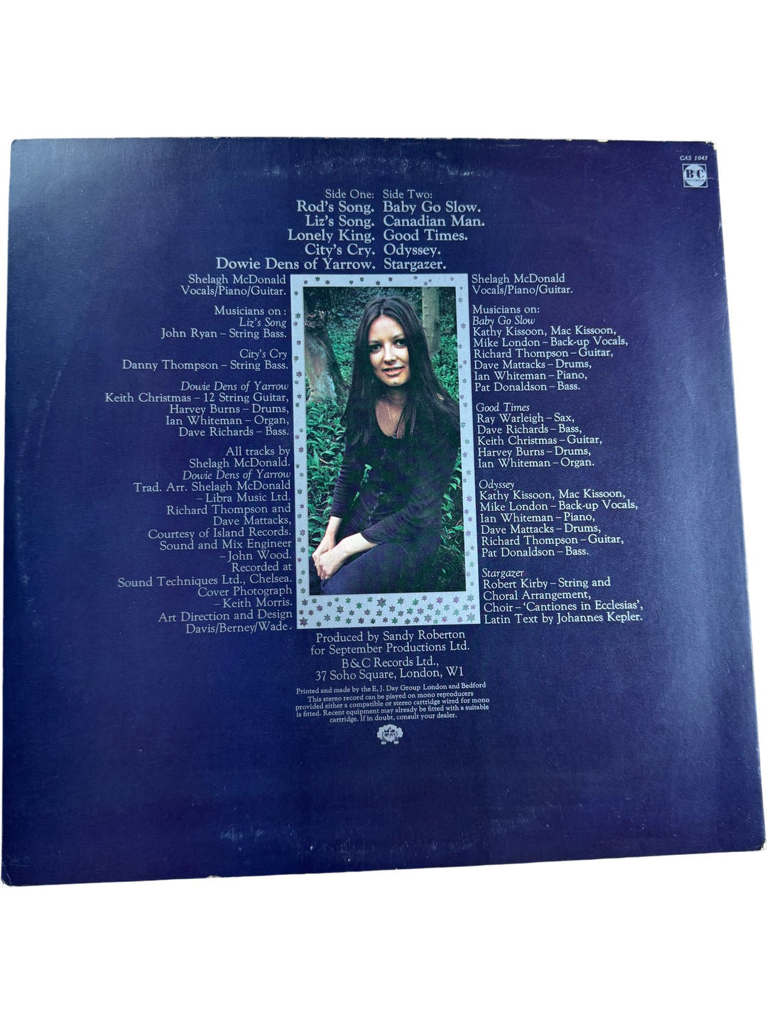 Shelagh McDonald Stargazer Vinyl LP - Good