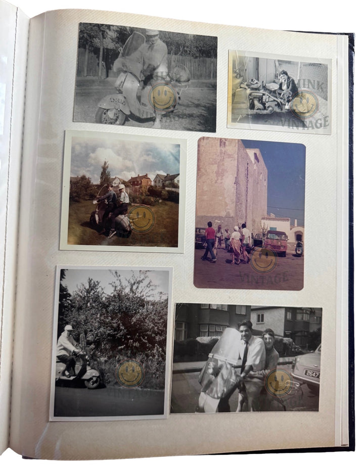 Collection of Vintage Scootering Photos & Cards