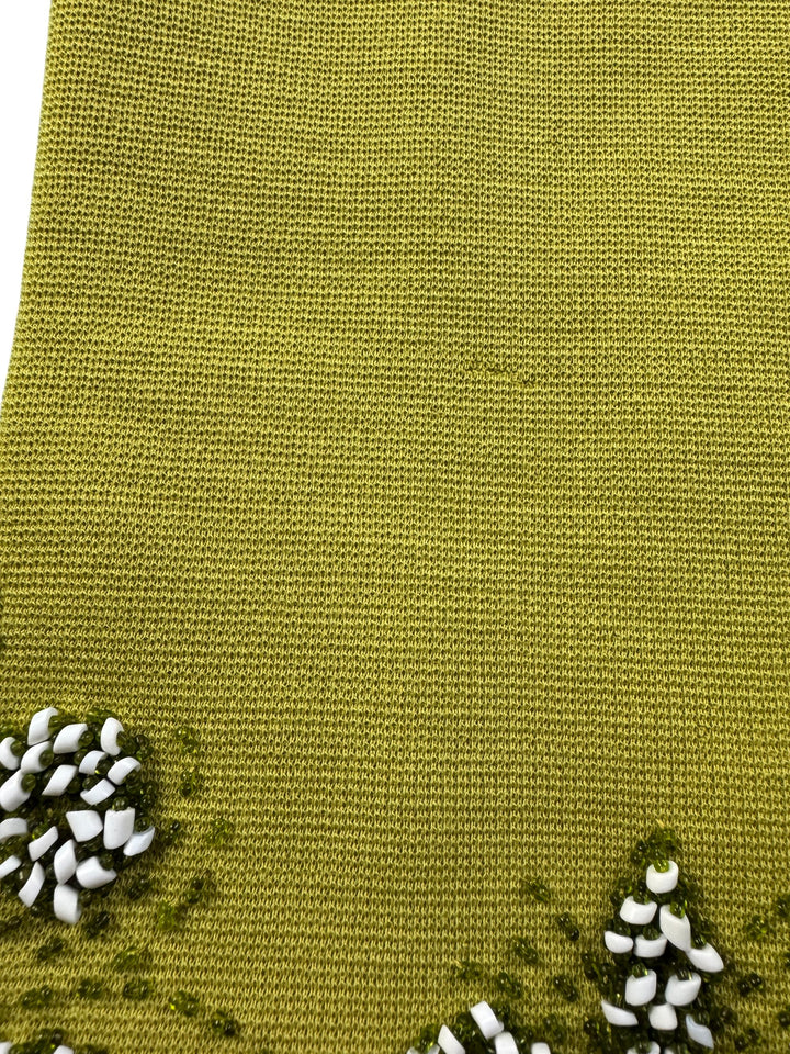 1960s Slic-Wear Embellished Wool Tank Top - M