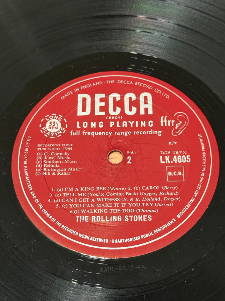 1964 Decca The Rolling Stones Vinyl LP - Think Vintage
