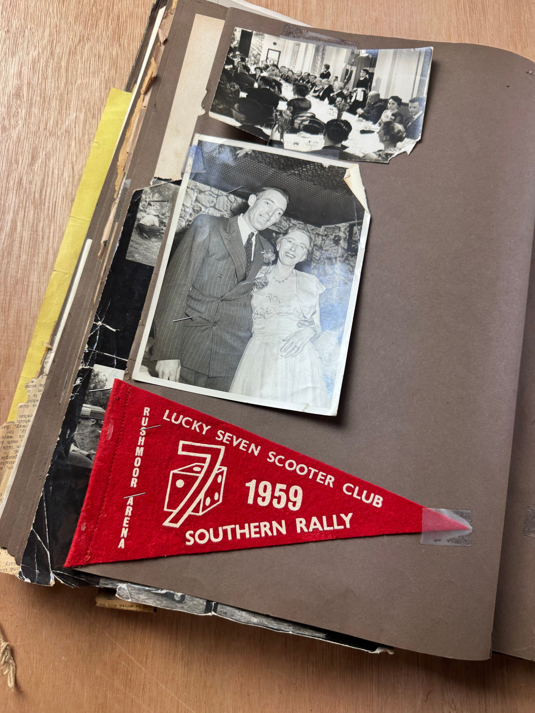 Vintage Scooter Archive Scrapbook – Original Photos, Newspaper Cuttings, Posters & Ephemera