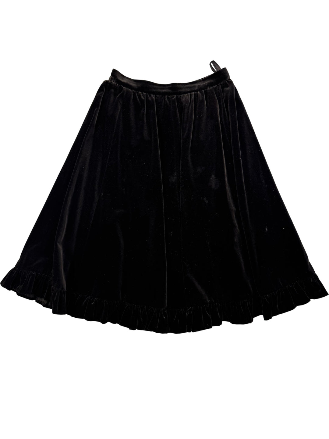 St Michael Black Velvet Dress Ensemble - S