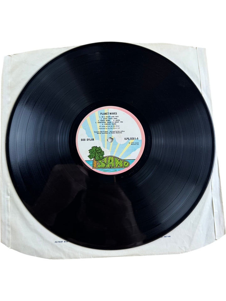 Bob Dylan Planet Waves Vinyl Record - Good+