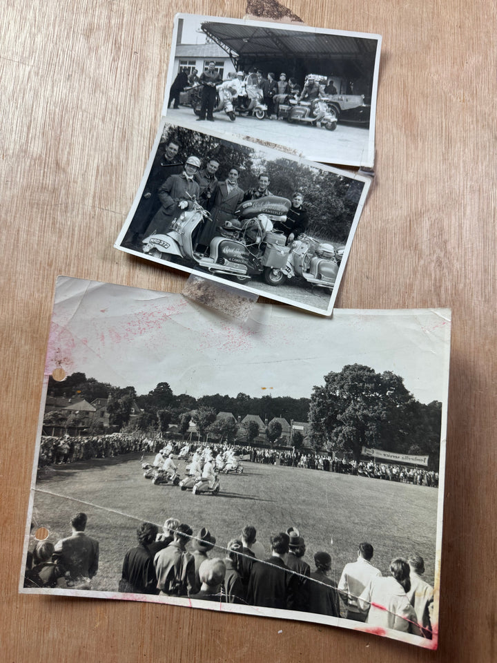 Vintage Scooter Archive Scrapbook – Original Photos, Newspaper Cuttings, Posters & Ephemera